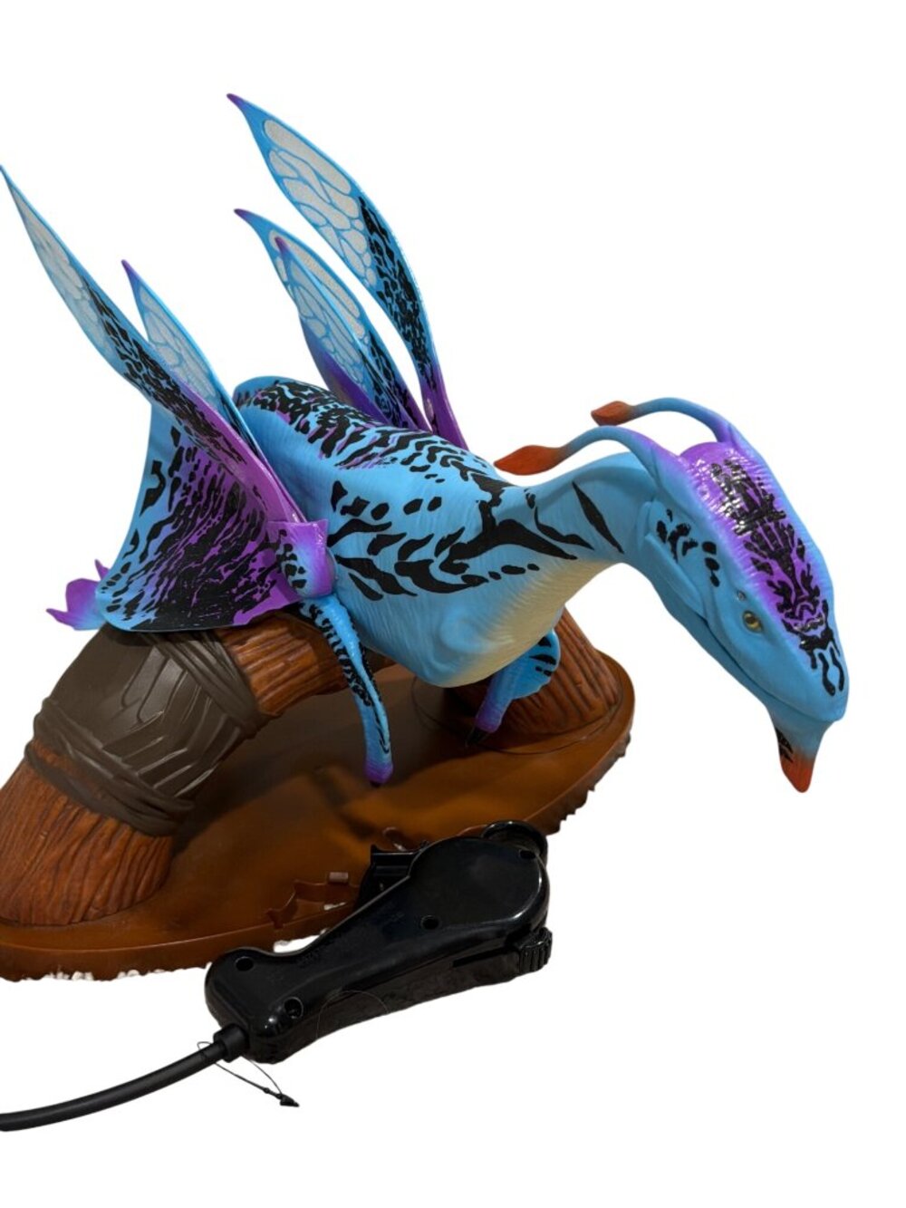 Disney Parks Avatar Banshee Ride Simulator Toy With Stand & Controller - Blue &